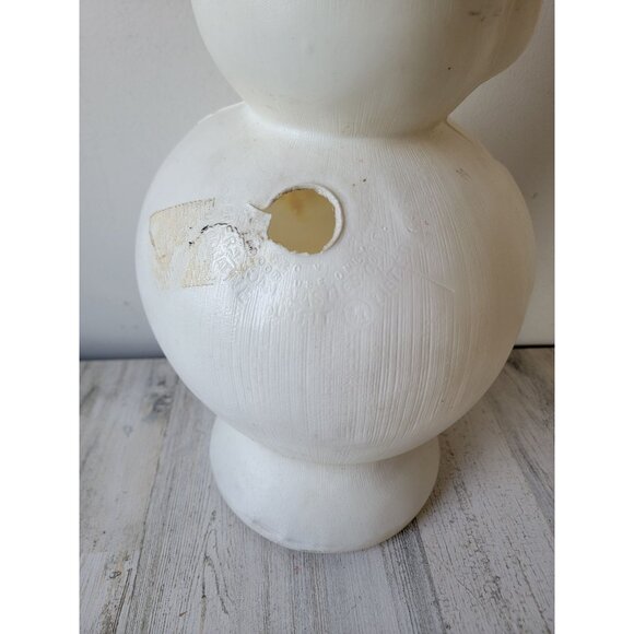 Vintage beco snowman RARE blow mold Xmas lawn decor - Picture 7 of 10